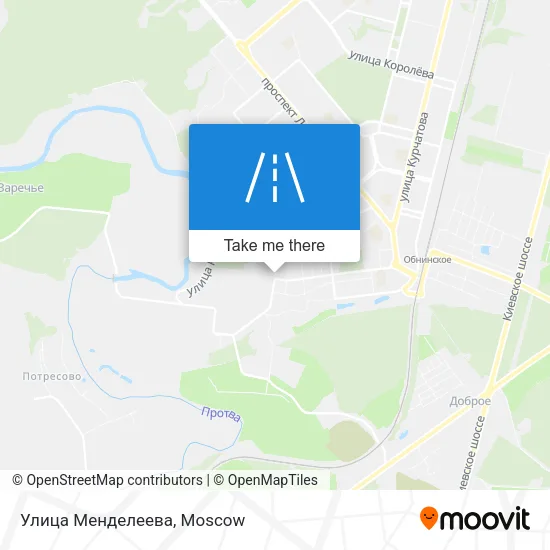 Улица Менделеева map