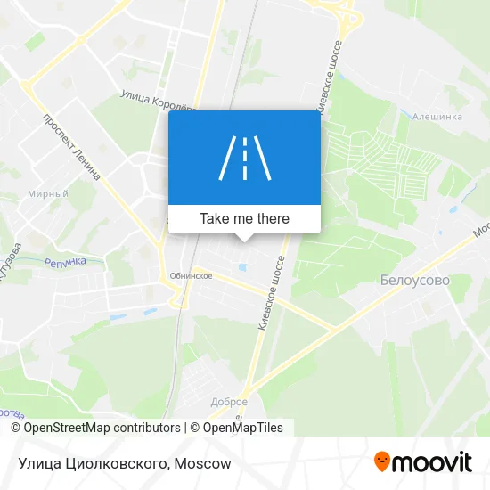 Улица Циолковского map