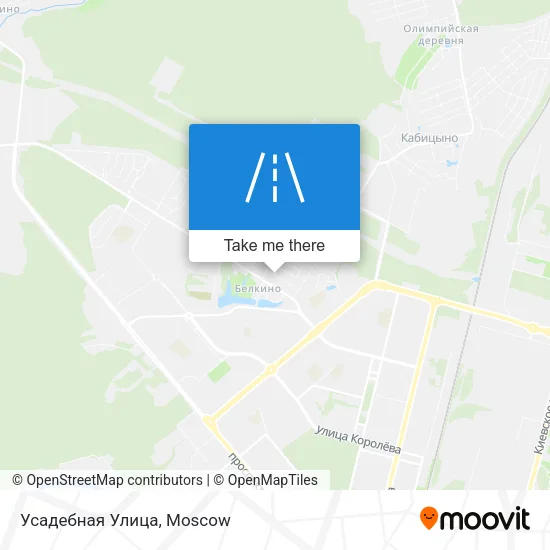 Усадебная Улица map