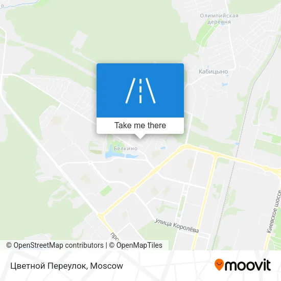 Цветной Переулок map