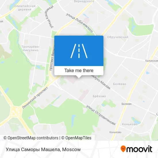 Улица Саморы Машела map