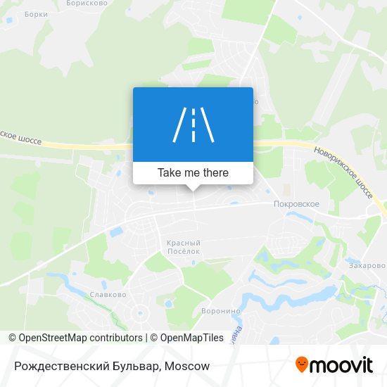 Рождественский Бульвар map