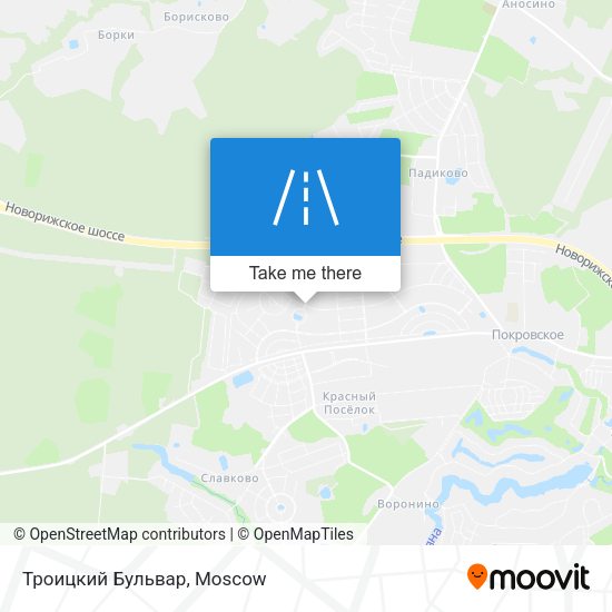 Троицкий Бульвар map
