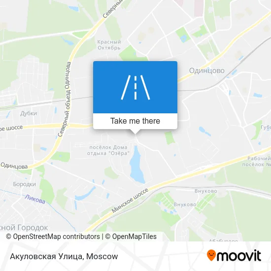 Акуловская Улица map