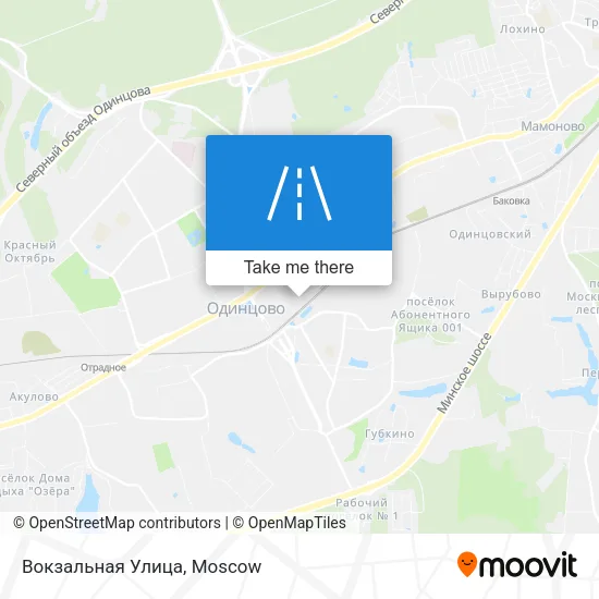 Вокзальная Улица map