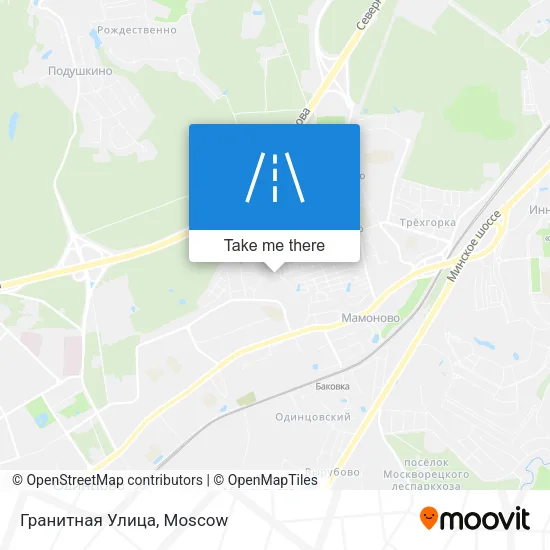 Гранитная Улица map