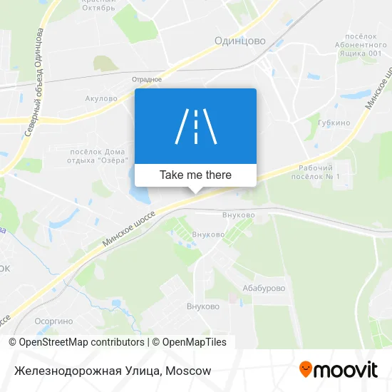 Железнодорожная Улица map