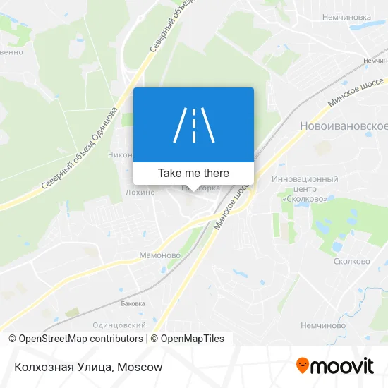 Колхозная Улица map