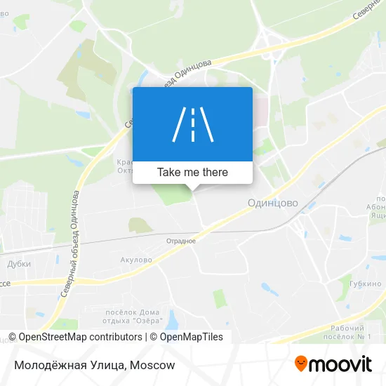 Молодёжная Улица map