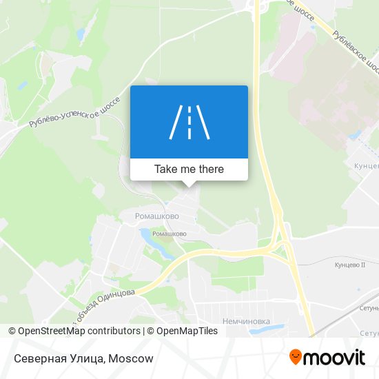 Северная Улица map