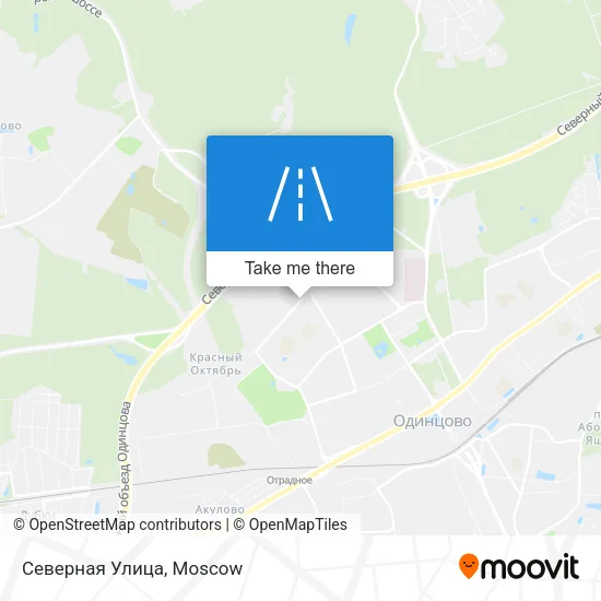 Северная Улица map