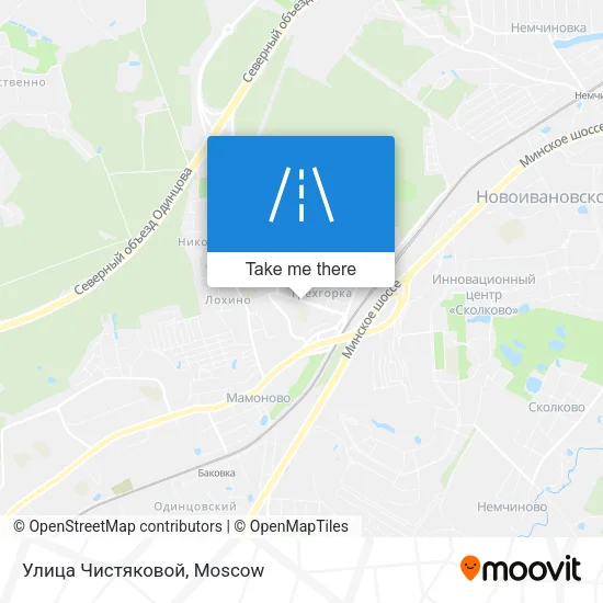 Улица Чистяковой map