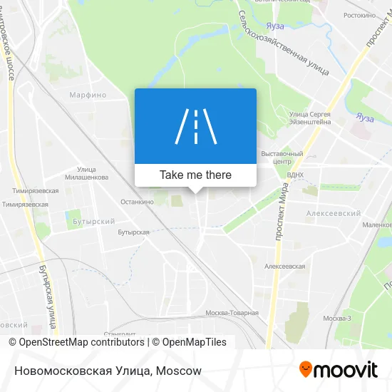 Новомосковская Улица map