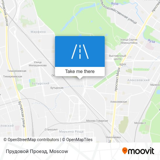 Прудовой Проезд map
