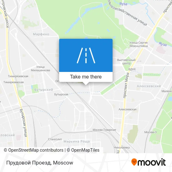 Прудовой Проезд map