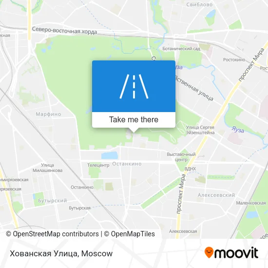 Хованская Улица map