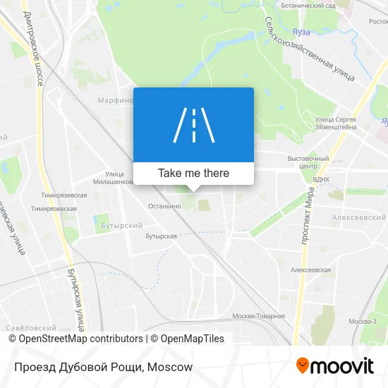 Проезд Дубовой Рощи map