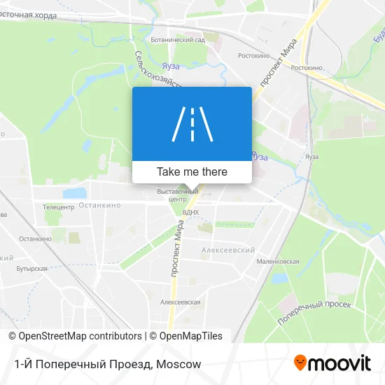 1-Й Поперечный Проезд map