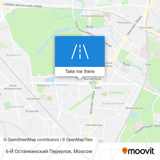 6-Й Останкинский Переулок map