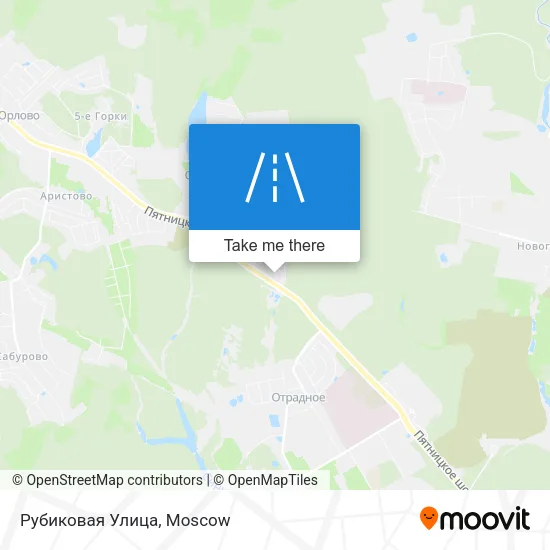 Рубиковая Улица map