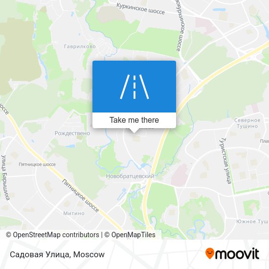 Садовая Улица map