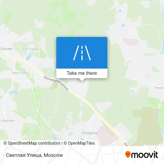 Светлая Улица map