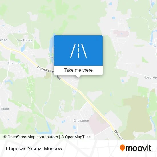 Широкая Улица map