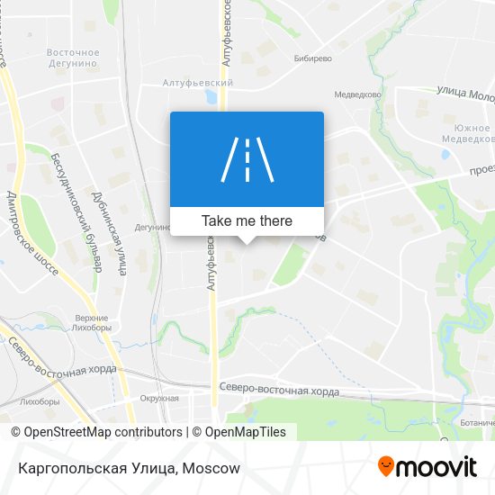 Каргопольская Улица map