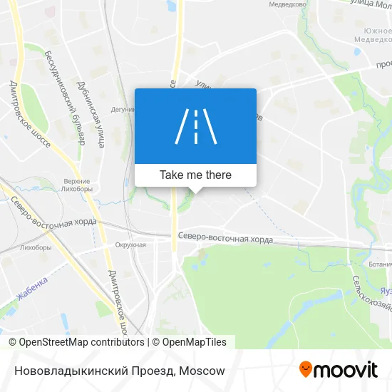 Нововладыкинский Проезд map