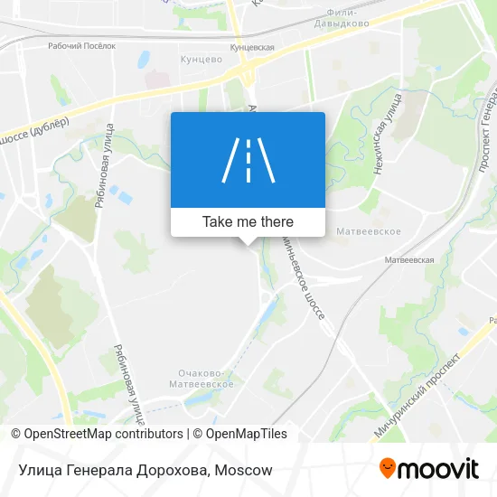 Улица Генерала Дорохова map