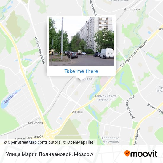 Улица Марии Поливановой map