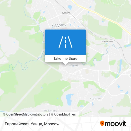 Европейская Улица map