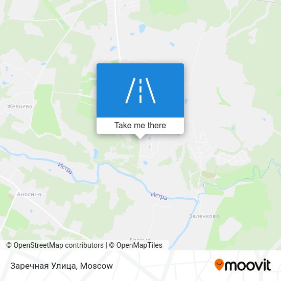 Заречная Улица map