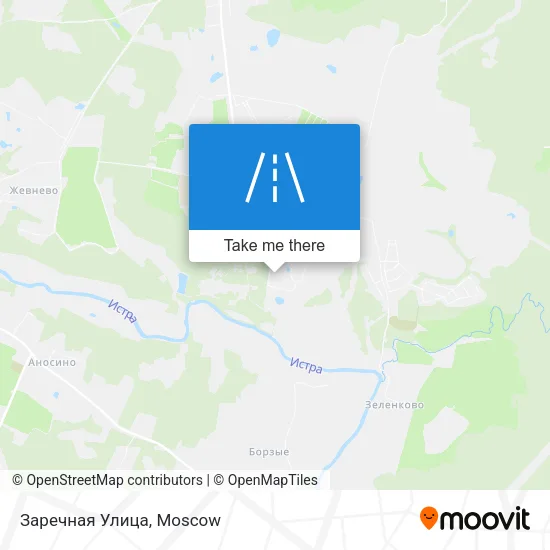 Заречная Улица map