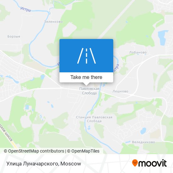 Улица Луначарского map