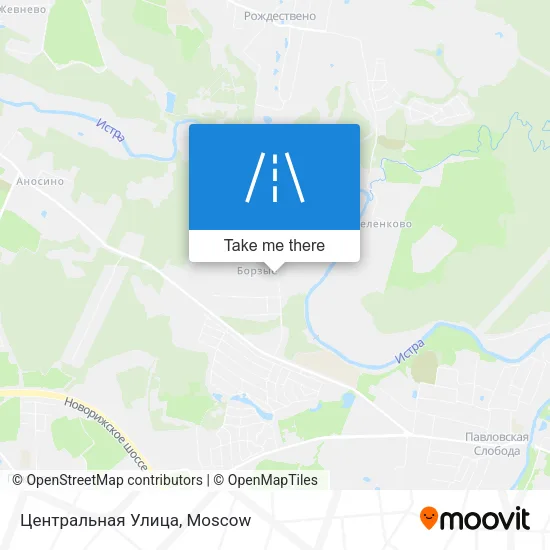 Центральная Улица map