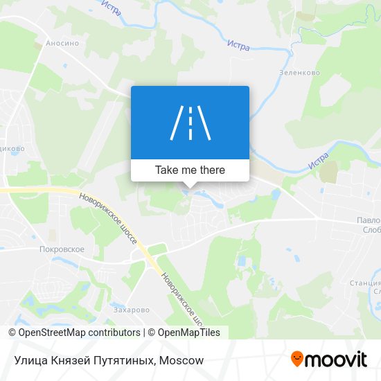 Улица Князей Путятиных map