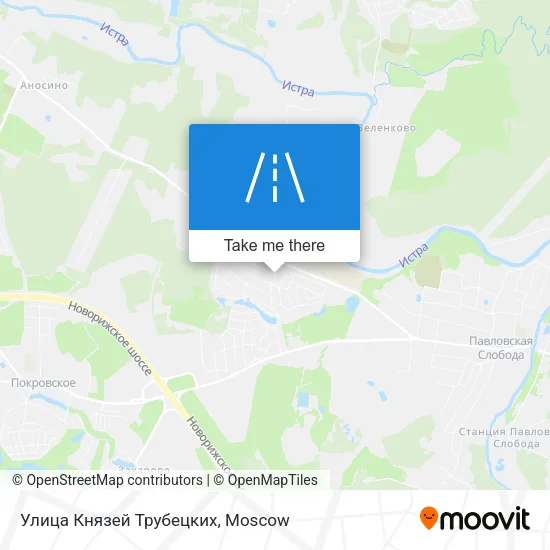 Улица Князей Трубецких map