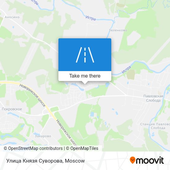 Улица Князя Суворова map