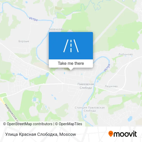 Улица Красная Слободка map