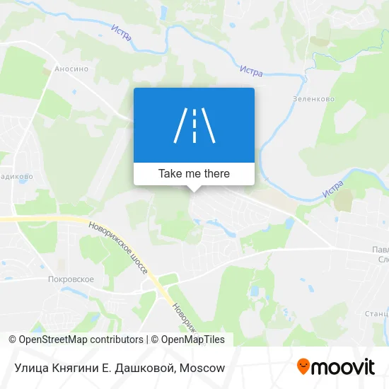 Улица Княгини Е. Дашковой map