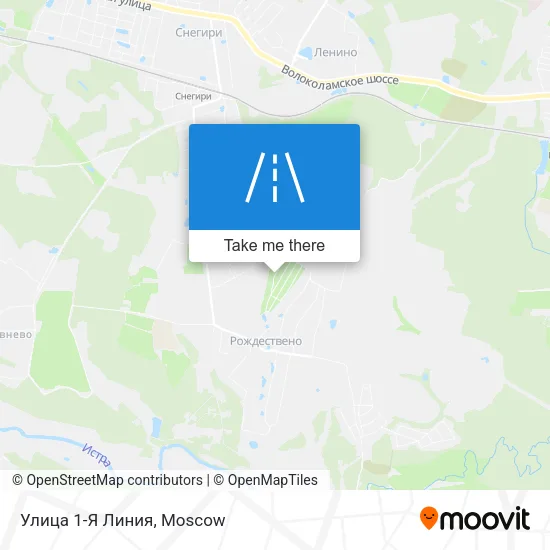Улица 1-Я Линия map