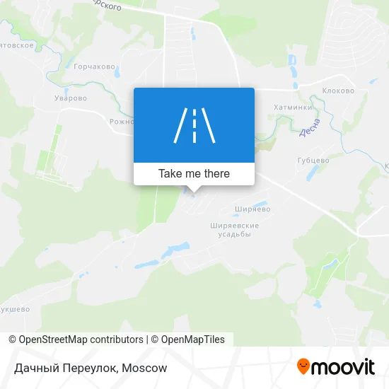 Дачный Переулок map
