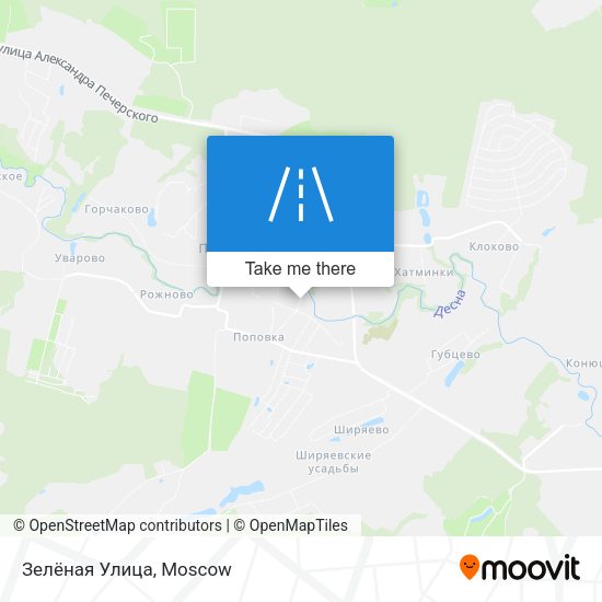 Зелёная Улица map