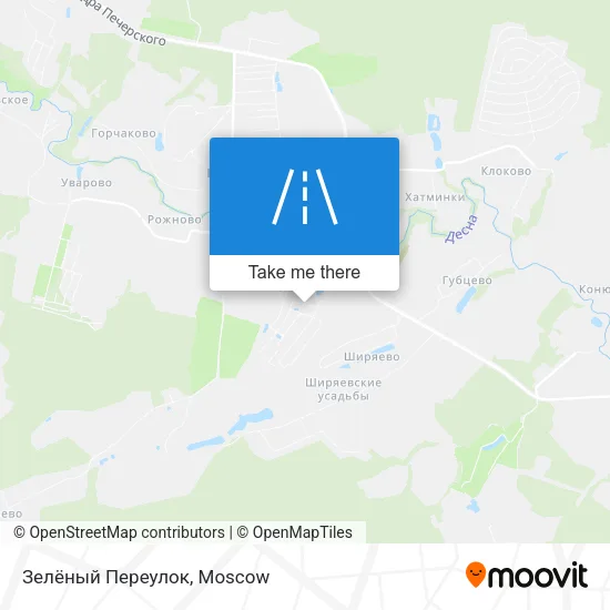 Зелёный Переулок map