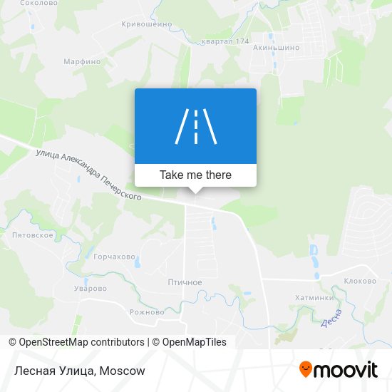 Лесная Улица map