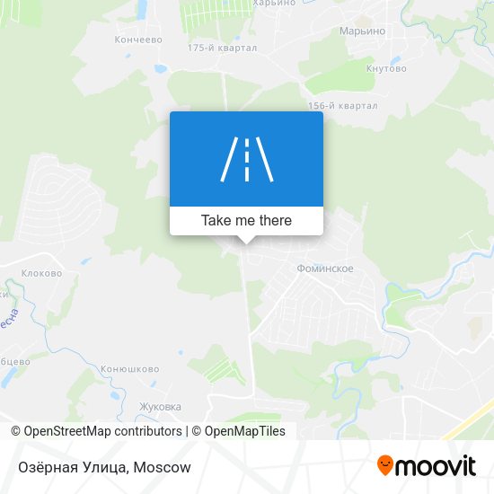 Озёрная Улица map