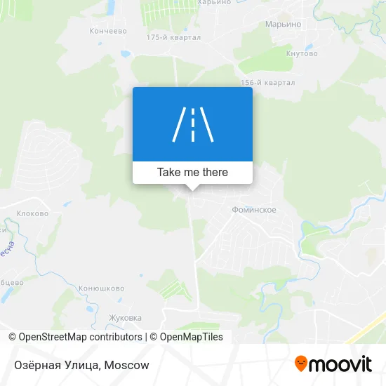 Озёрная Улица map