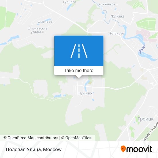 Полевая Улица map