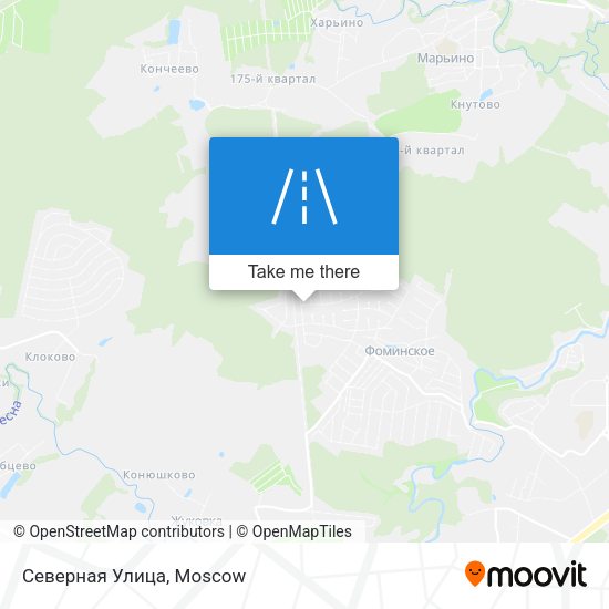 Северная Улица map